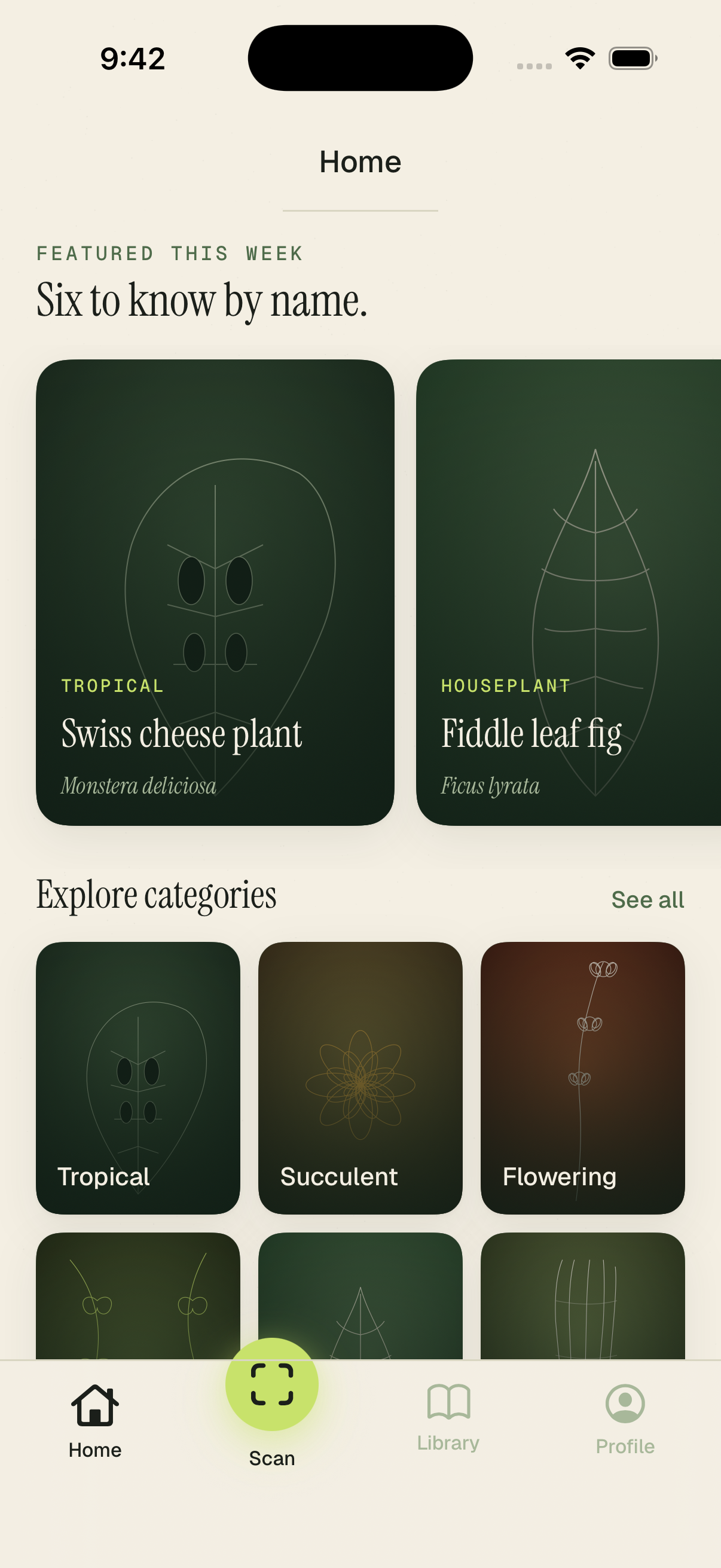 Verdant app screenshot